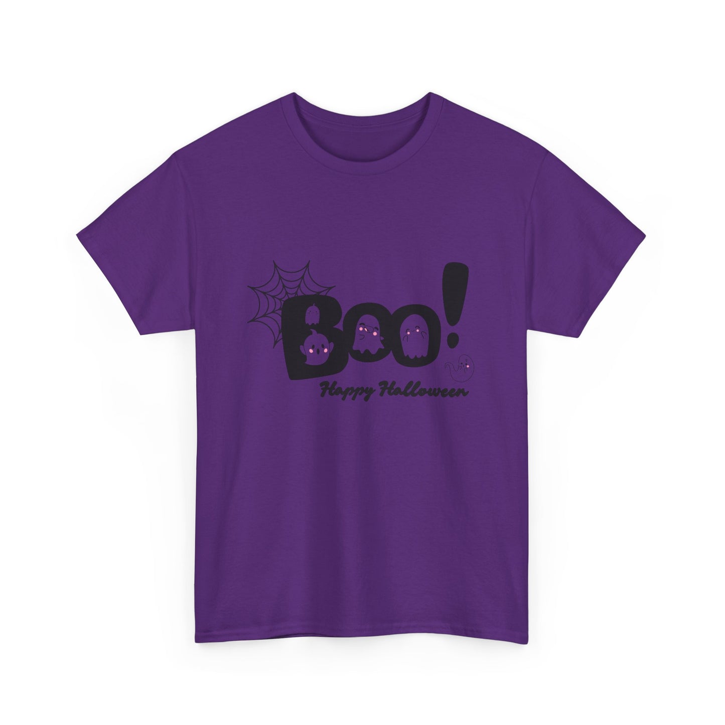 Halloween Boo Unisex Heavy Cotton T-Shirt - Trustek Wear