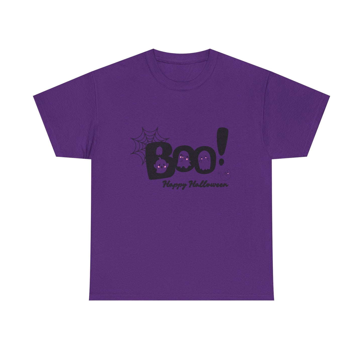 Halloween Boo Unisex Heavy Cotton T-Shirt - Trustek Wear