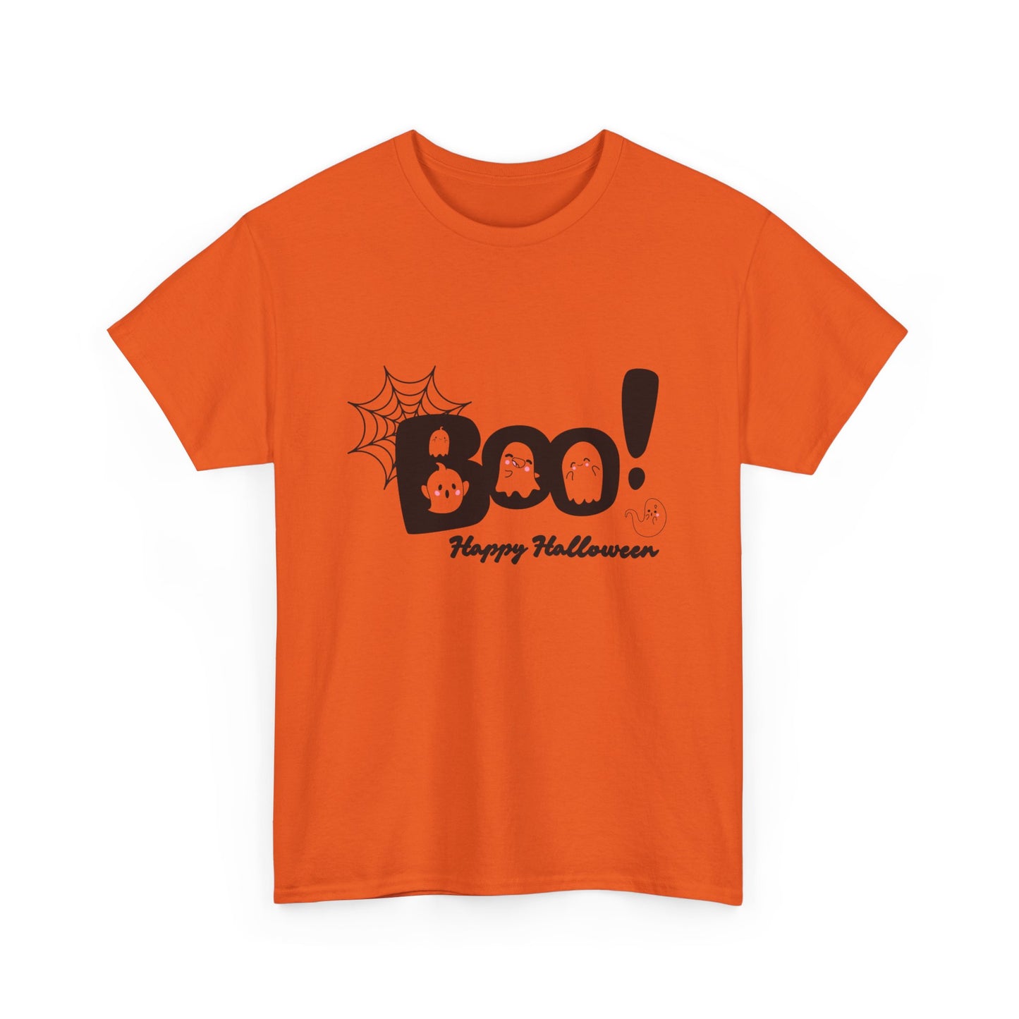 Halloween Boo Unisex Heavy Cotton T-Shirt - Trustek Wear