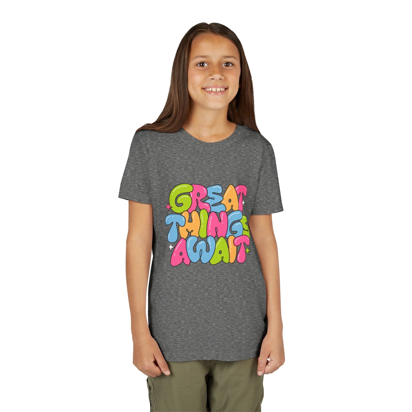 Great Things Await Kids T-Shirt - TRUSTEK WEAR