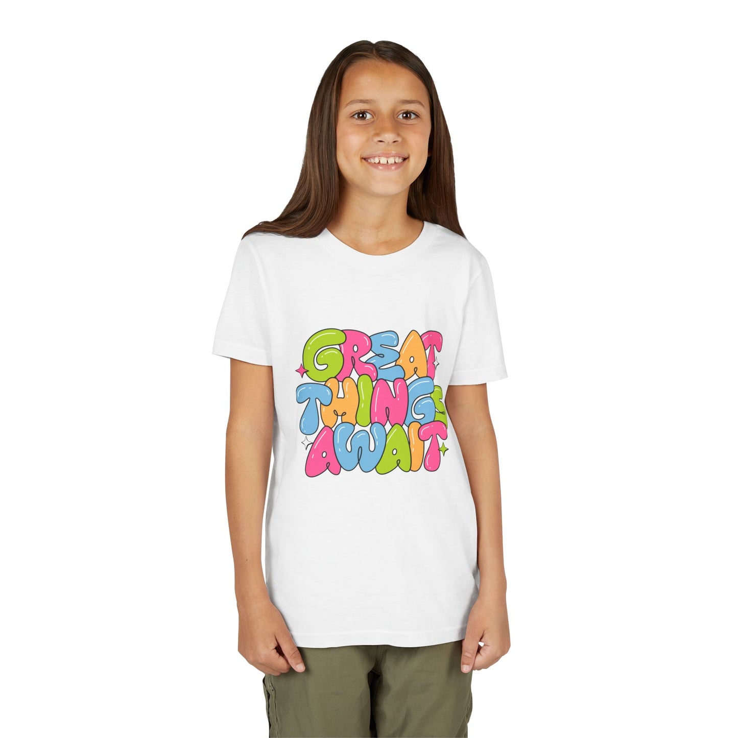 Great Things Await Kids T-Shirt - TRUSTEK WEAR