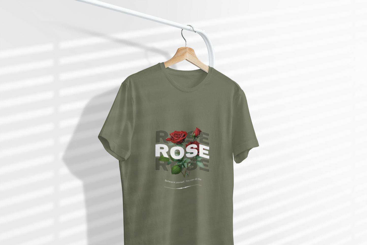 Rose Graphic Unisex Heavy Cotton Tee - TRUSTEK WEAR