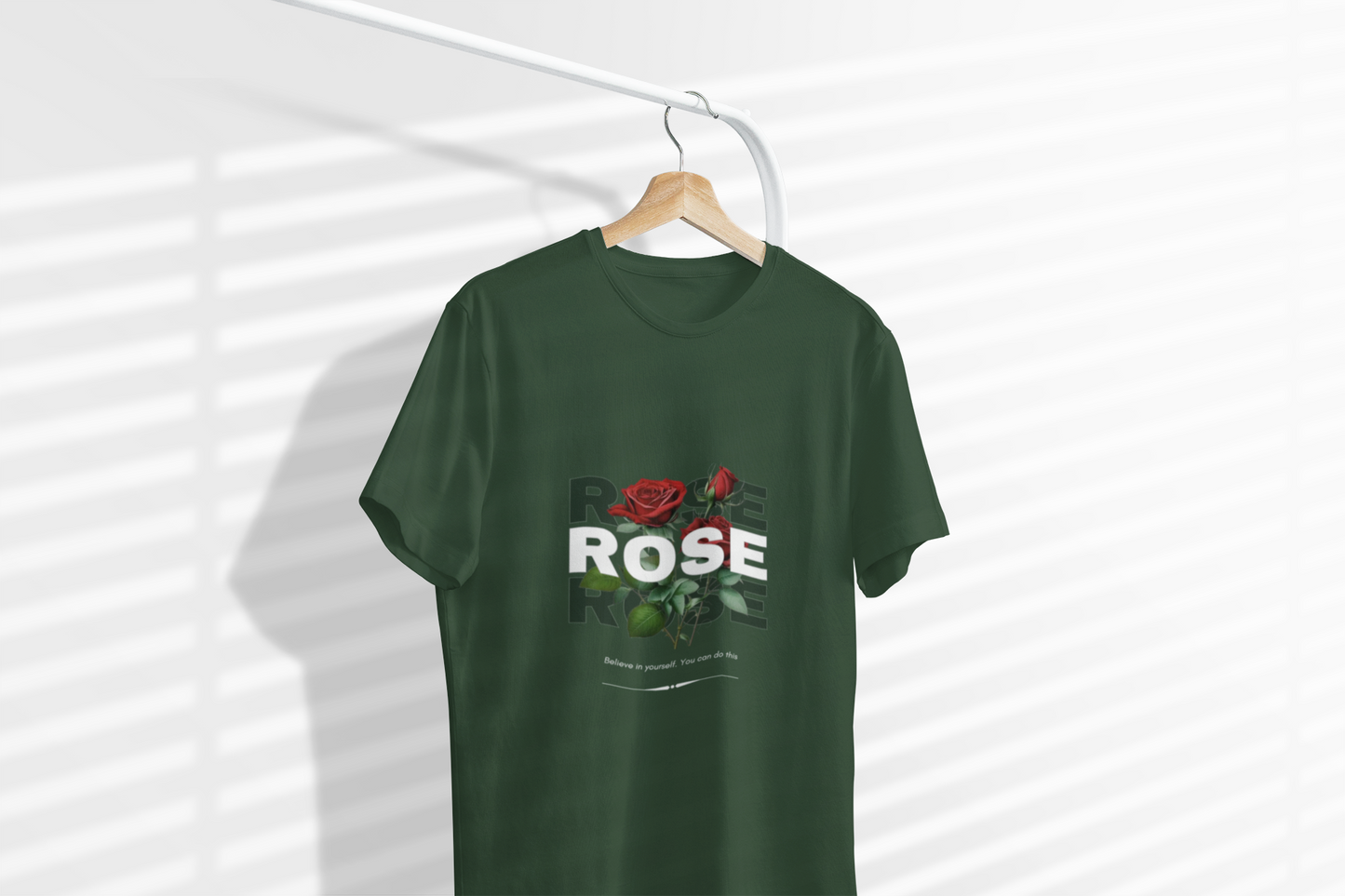 Rose Graphic Unisex Heavy Cotton Tee - TRUSTEK WEAR