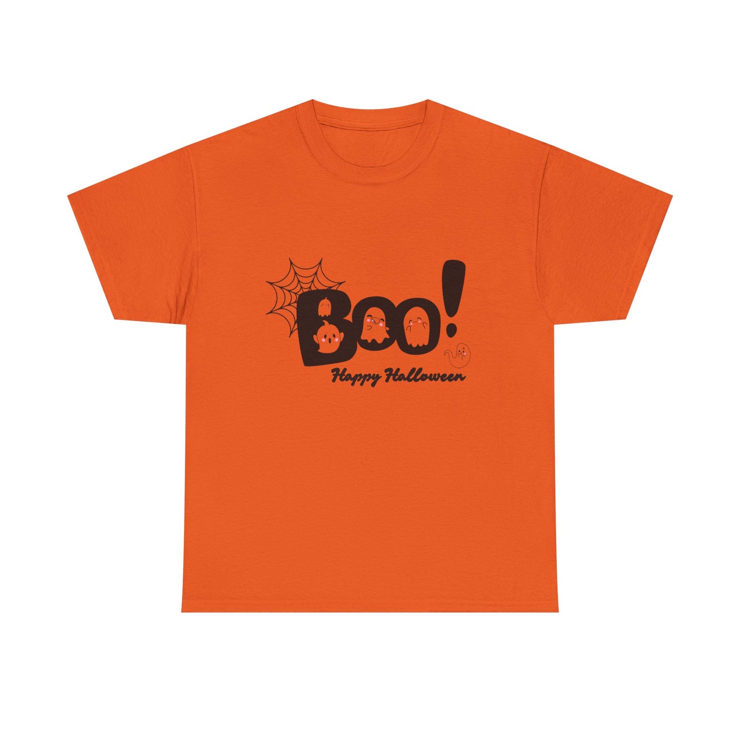 Halloween Boo Unisex Heavy Cotton T-Shirt - Trustek Wear