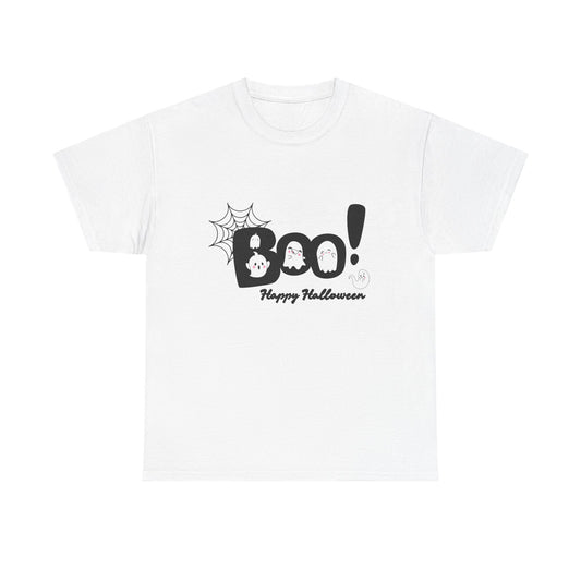 Halloween Boo Unisex Heavy Cotton T-Shirt - Trustek Wear